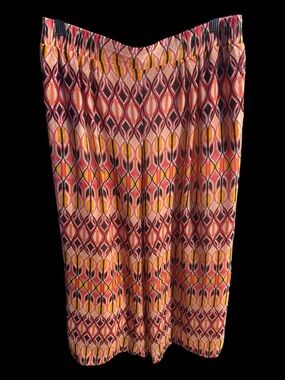 Cato's Colorful Geometric Wide Leg Patterned Palazzo Pants